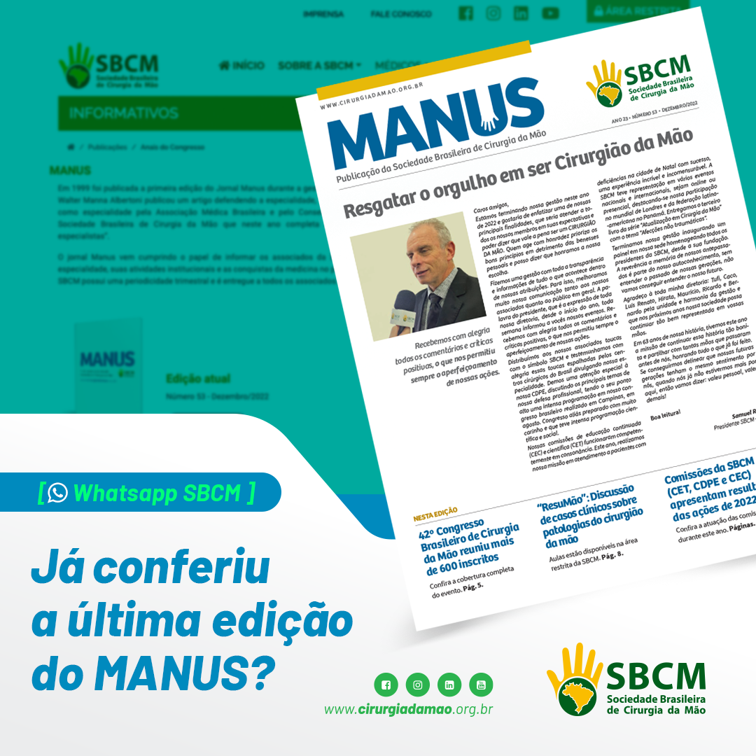 Você já conferiu a nova edição do jornal MANUS?